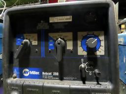 Miller Bobcat Model 250 Portable Welder/Generator, AC/DC Welder & 11,000 Wa