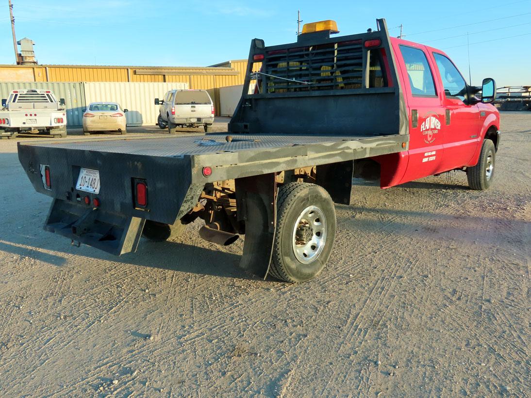 2002 Ford Model F-350 Super Duty Crew Cab Diesel 4x4 Pickup