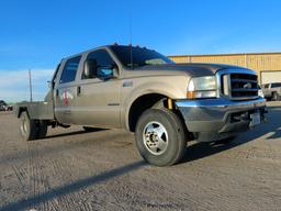 2002 Ford Model F-350 Super Duty Dually Crew Cab Diesel 4x4 Pickup