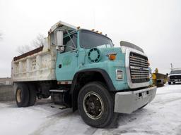 1984 Ford F-8000 Single Axle Dump Truck, VIN 1FTXR82A77PVA04133, 7.8 Liter Diesel Engine, 10-Speed