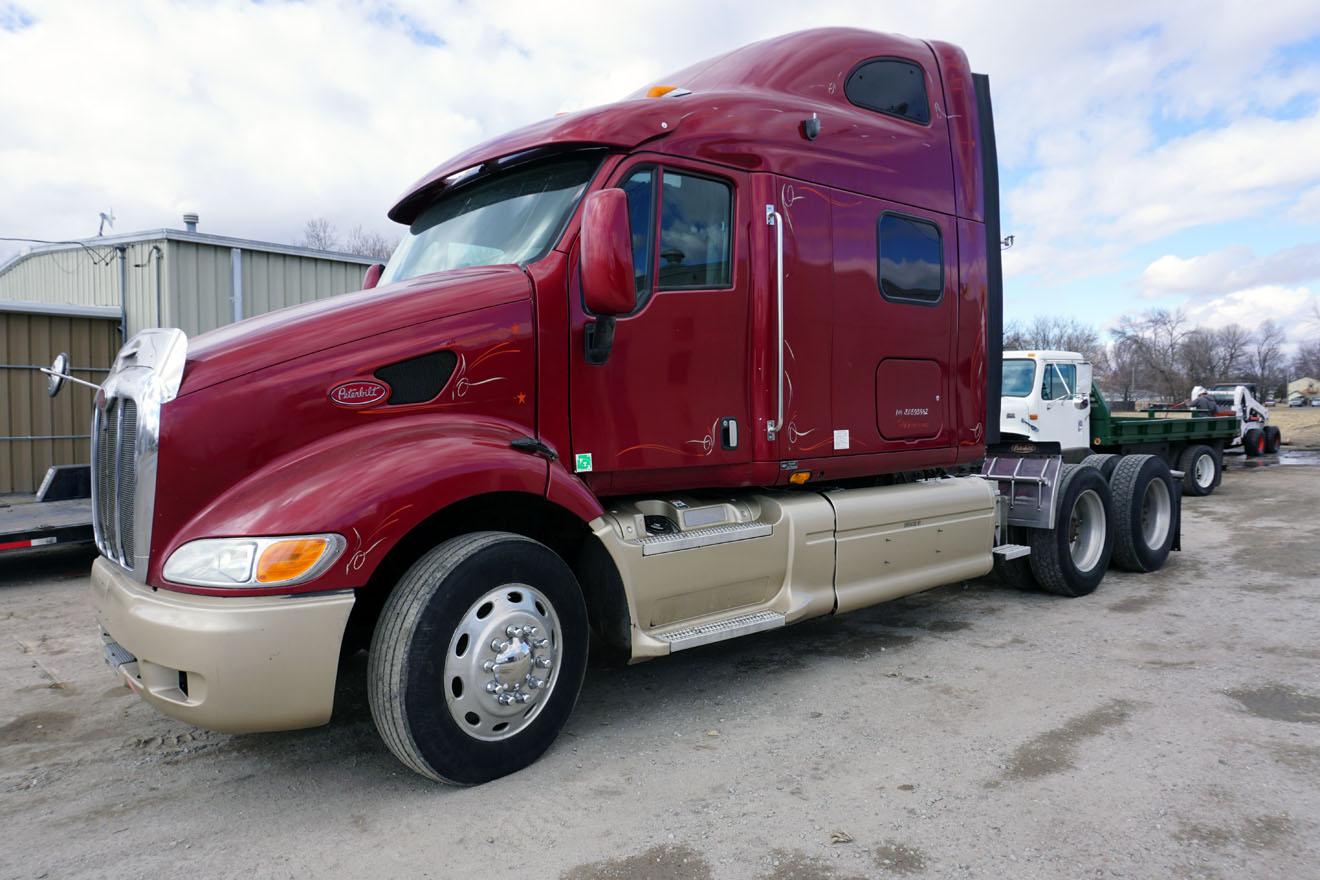 2003 Peterbilt Model 387 Conventional Tandem Axle Truck Tractor, VIN# 1XP-7DU9X-0-3D593882, Caterpil