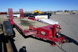 2017 Trailerman 20? Tandem Axle Flatbed Tag Trailer, VIN# 5L3CX2024JL000053, 14,000lb. GVW, 18? Wood