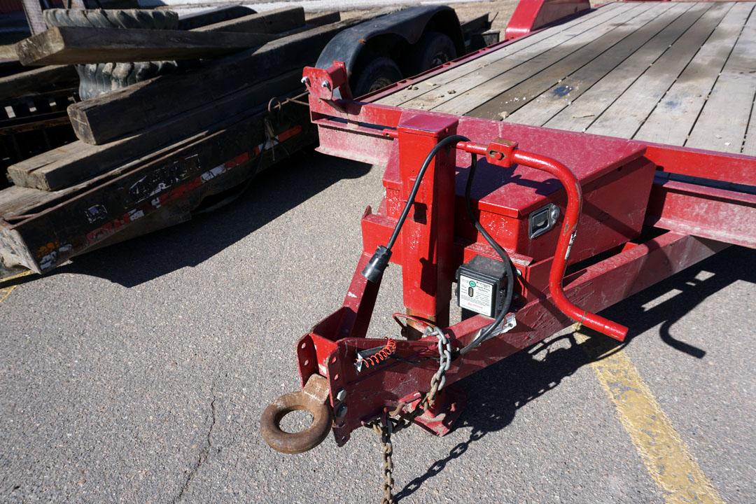 2017 Trailerman 20? Tandem Axle Flatbed Tag Trailer, VIN# 5L3CX2024JL000053, 14,000lb. GVW, 18? Wood