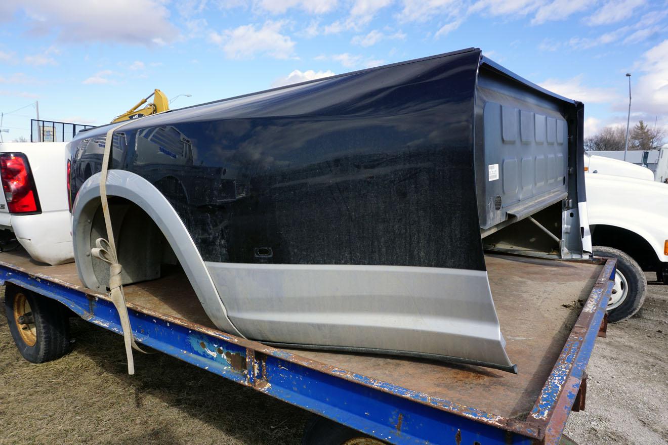 2012 Dodge Ram Dually Truck Box (Black & Silver).