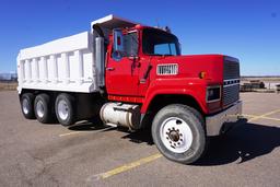 1983 Ford Model LNT9000 Conventional Triple Axle Dump Truck, Cummins 855 Diesel Engine, 9-Speed Tran