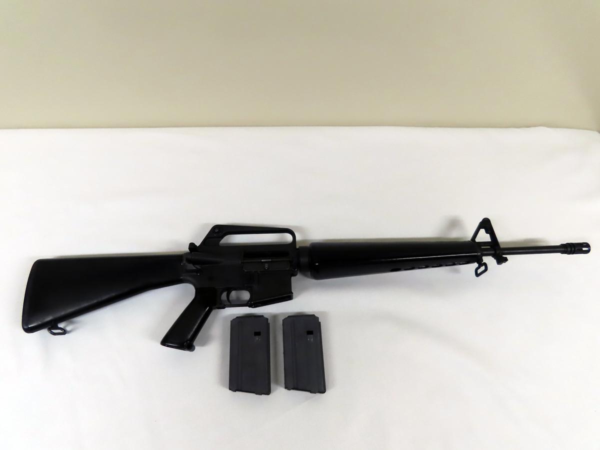 Colt M-16 Fully Automatic Rifle, SN# 5107343, .223 Caliber, (2) 20-Round Clips, 20" Barrel.