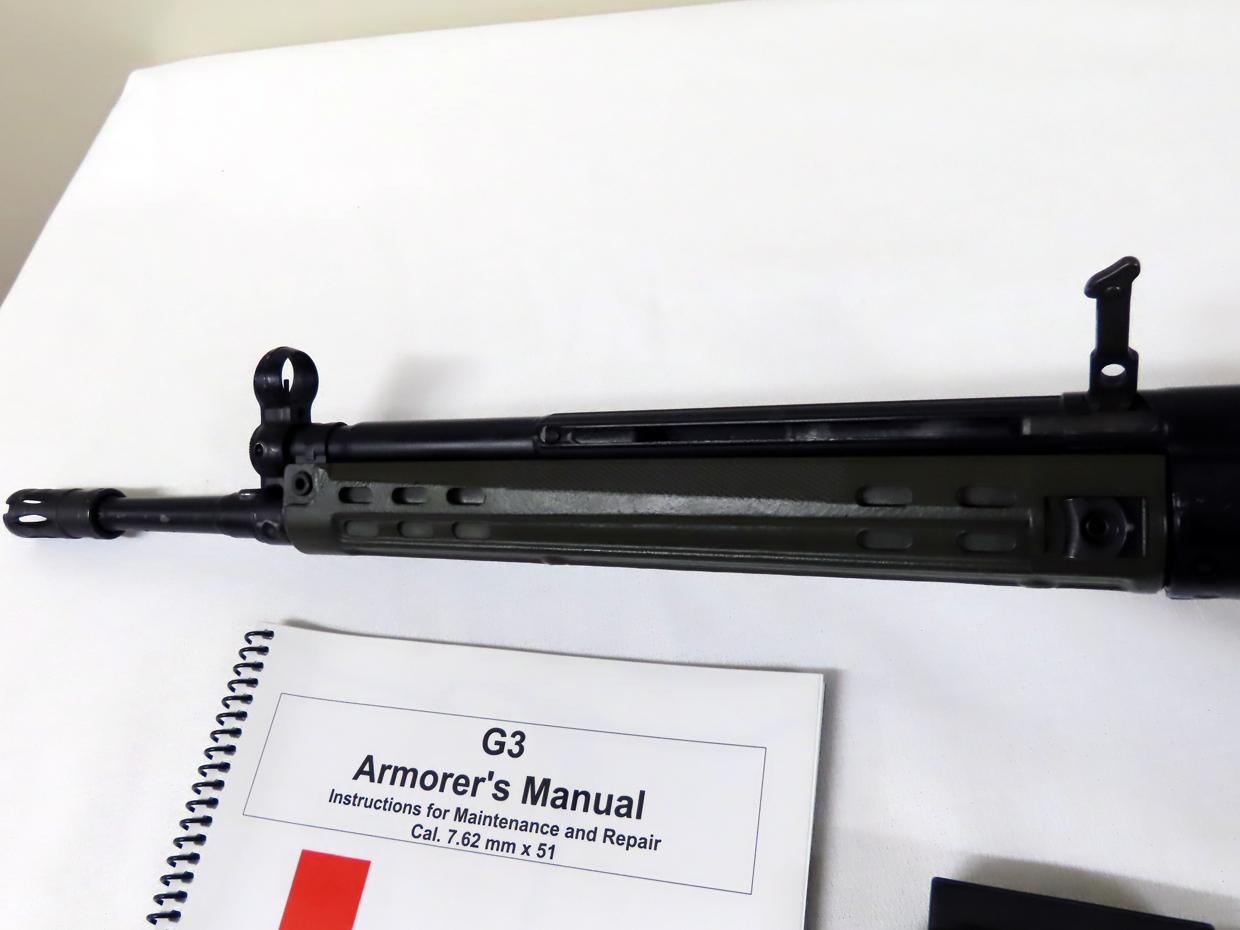 H & K Model G3 Fully Automatic Rifle, SN# A012670, 7.62x51mm (308 Cal), 17.7" Barrel, Flash