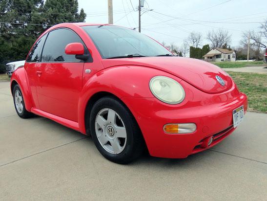 1999 Volkswagen New GLS Hatchback Beetle Bug, VIN# 3VWCA21CXXM409254, 2.0L 4-Cylinder Gas Engine, Au