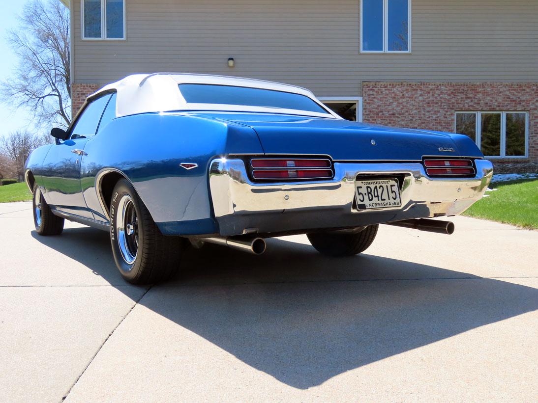 1969 Pontiac GTO 2-Door Convertible, VIN# 9B107227, Numbers Matching 400-4 V-8 Gas Engine, Turbo Hyd