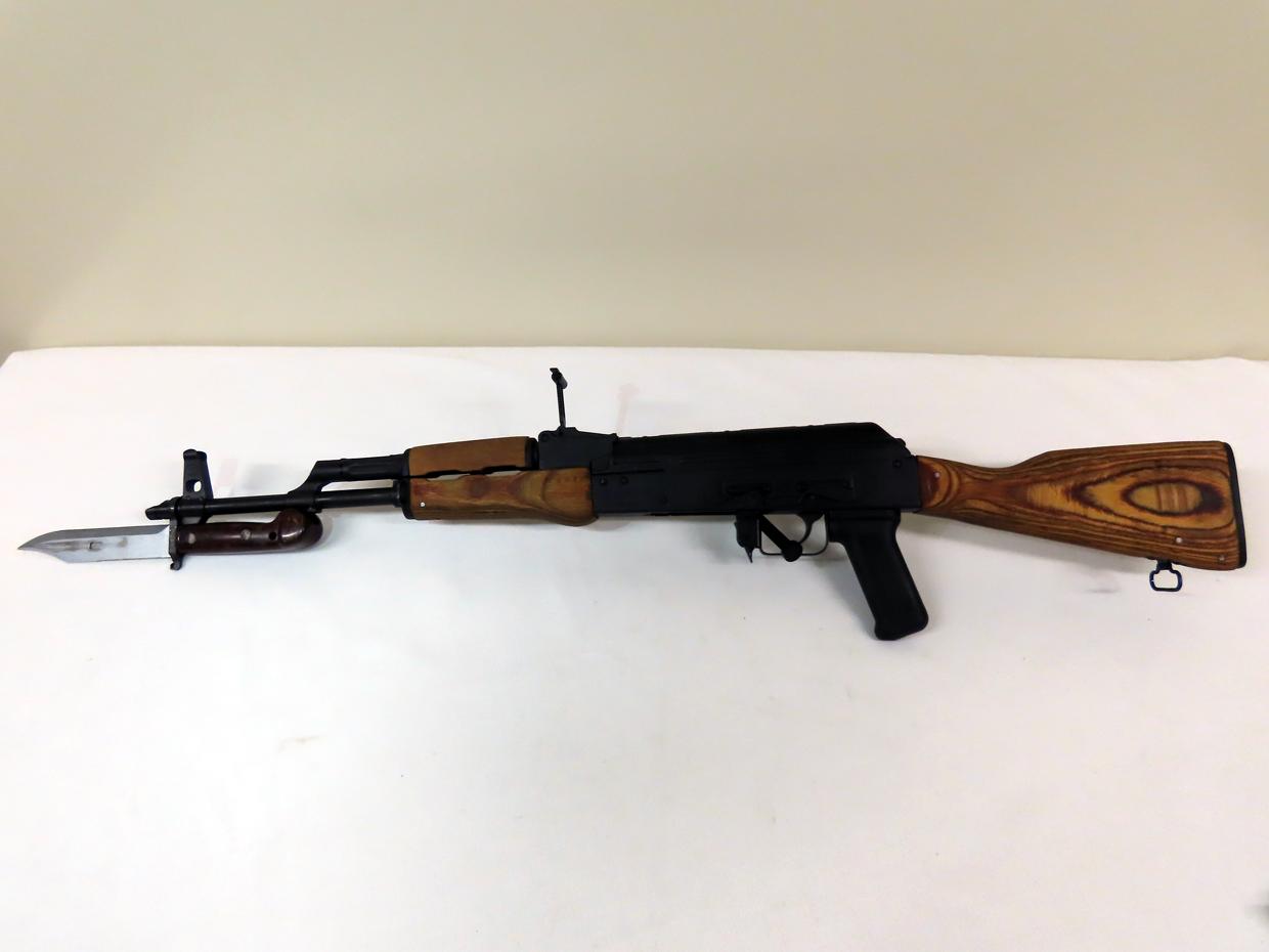 GP Model WASR-10 Semi-Automatic Rifle, SN# 1979IT1110, 7.62x39mm Caliber, 16" Barrel, Bayonet, Sheat