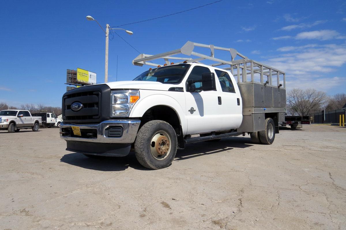 2013 Ford Model F-350XL Crew Cab Diesel 4x4 Pickup, VIN# 1FD8W3HTXDEA97584, 6.7 Liter Turbo Power St