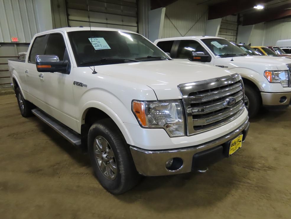 2013 Ford Model F-150 Lariat Super Crew Cab 4x4 Pickup, VIN# 1FTFW1EF8DKE44992, 5.0 Liter V-8 Gas En