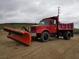 2000 International Model 4700 Single Axle Conventional Dump Truck, 4x2, VIN# 1HTSCAAP9YH280910, DT46