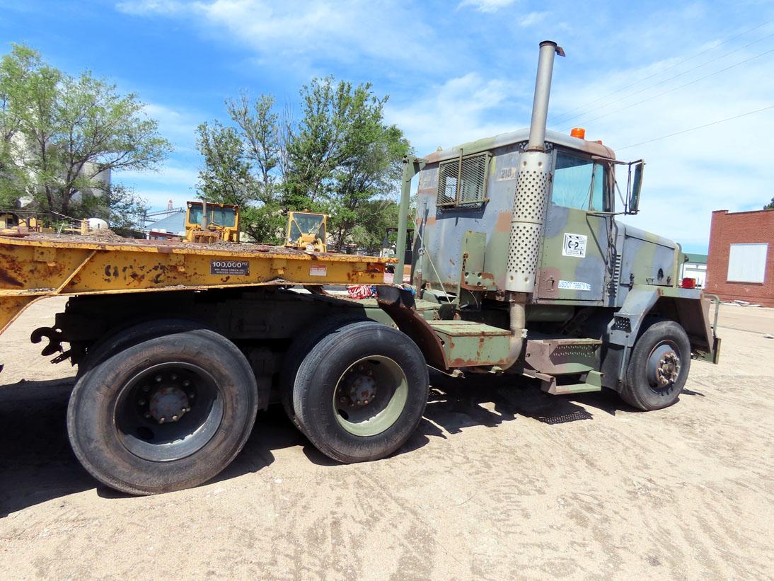 1983 AM General Model M-915-A1 Tandem Axle Conventional Day Cab Truck Tractor, VIN #1UTXH6681DS00013