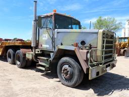 1983 AM General Model M-915-A1 Tandem Axle Conventional Day Cab Truck Tractor, VIN #1UTXH6681DS00013
