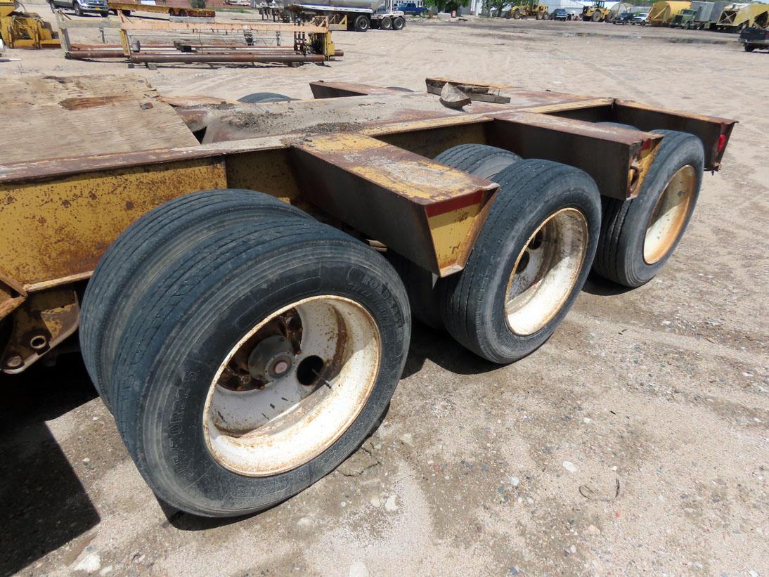 2001 Witzco Challenger Model RG-50 Triple Axle Hydraulic Removable Gooseneck Lowboy Trailer, VIN #1W