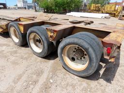 2001 Witzco Challenger Model RG-50 Triple Axle Hydraulic Removable Gooseneck Lowboy Trailer, VIN #1W