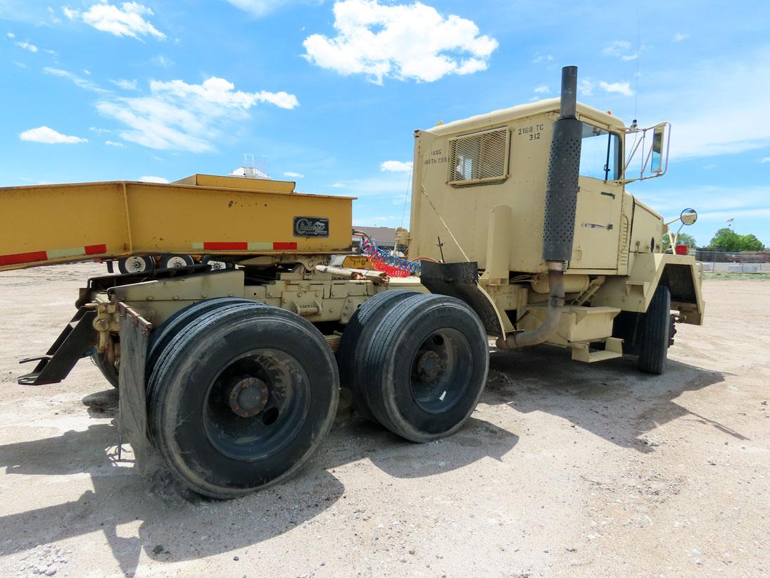 1984 AM General Model M-915-A1 Tandem Axle Conventional Day Cab Truck Tractor, VIN #1UTSH6681ES00156