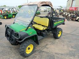 John Deere 825i DOHC Gator, SN# M0HX0PA134693, EFI, 5,236 Miles, 658 Hours, Dual Overhead Cam