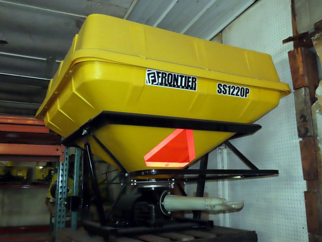 Frontier Model SS1220P 3-Point Broadcast Seeder Attachment with Large Plastic Hopper, PTO Drive, SN#