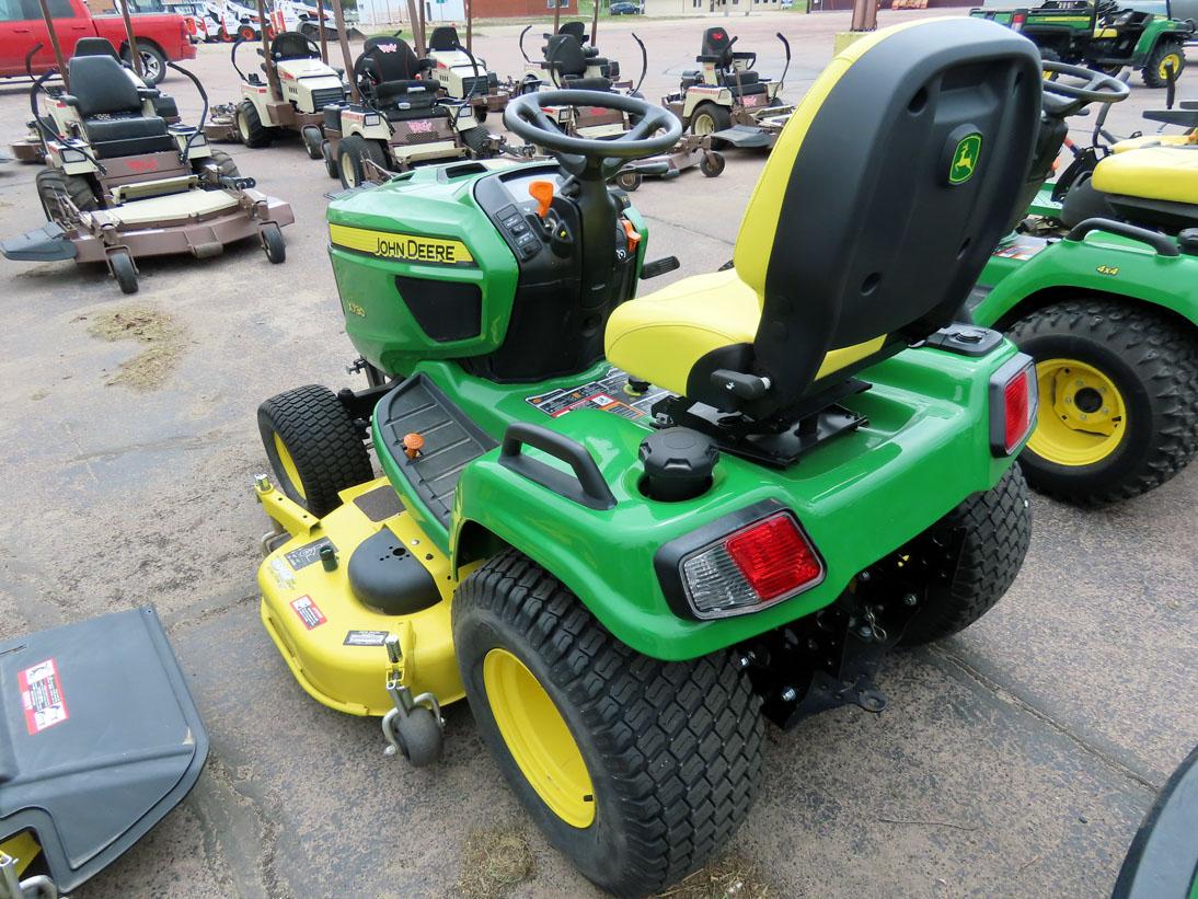 John Deere Model X730 Lawn & Garden Riding Tractor, SN# 1M0X730AAHM052342, 2017 John Deere 1-Torque