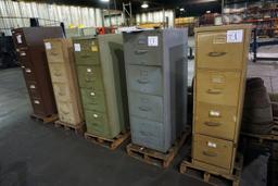 (5) Metal File Cabinets.