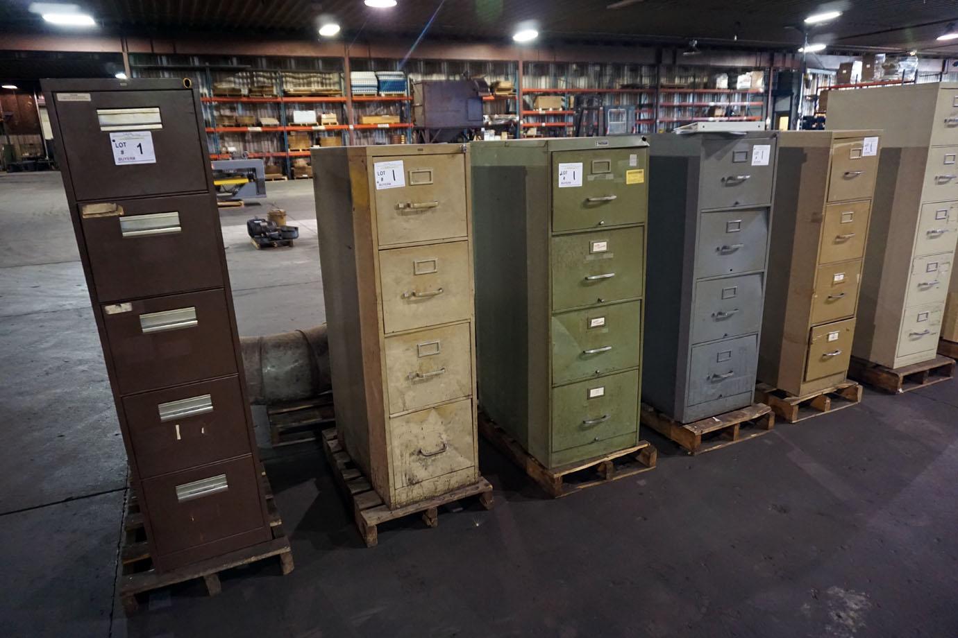 (5) Metal File Cabinets.
