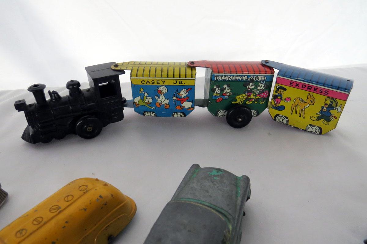 Large Lot of Miscellaneous Metal, Plastic & Glass Toys (19 Items in Lot), I