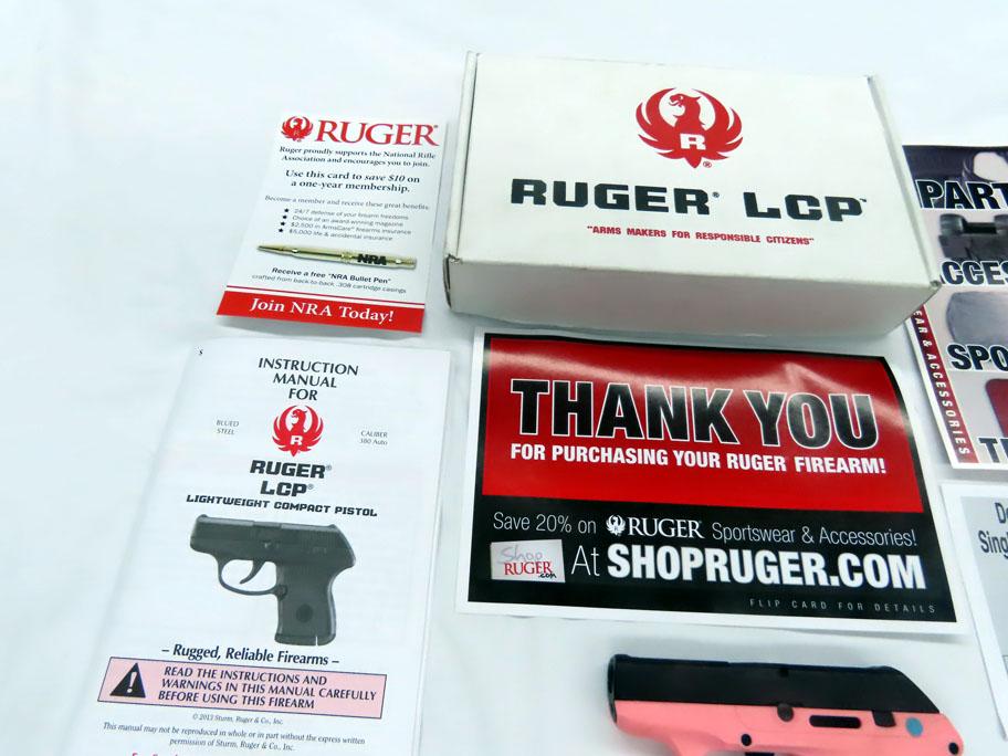 Ruger Model LCP Semi-Auto Pistol, SN #377-63227, .380 Auto Caliber, (1) 6-Shot Magazine, Original Sh