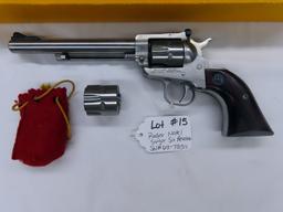 Ruger New Model Single Six Revolver, SN #63-78311, .22 Long Rifle with Extra Magnum Cylinder, 6 1/2"