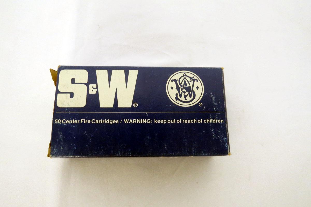 (1) Box of Smith & Wesson .38 Special Ammo.