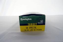 (1) Box of Remington .38 Special Ammo.