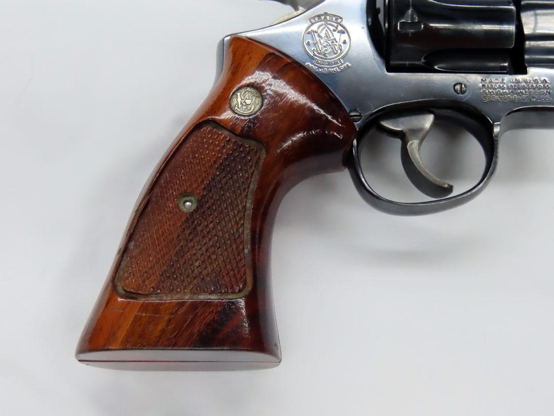 Smith & Wesson Model 27-2 Double Action Revolver, SN #341977, .357 Magnum, 6" Barrel, Original Wood 