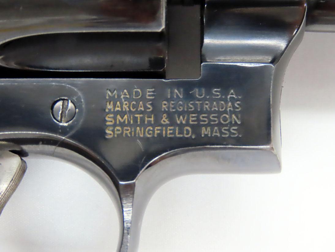 Smith & Wesson Model 27-2 Double Action Revolver, SN #341977, .357 Magnum, 6" Barrel, Original Wood 