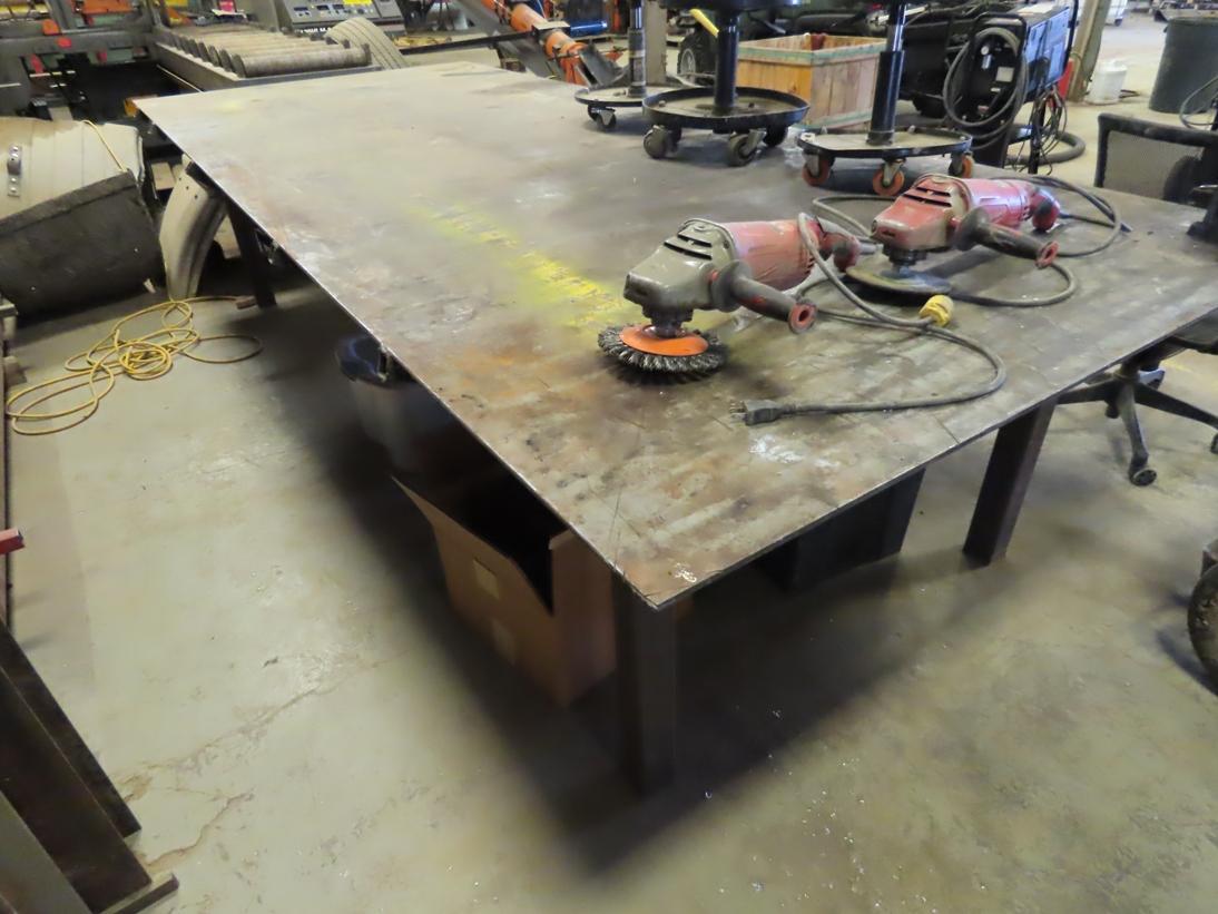 5' x 12' Steel Welding Bench.