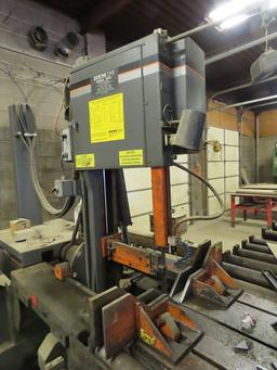 Hemsaw Model M2 CNC Welded-Edge Industrial Vertical Band Saw, Model V100HLM-3, SN 1040208, 5HP Elect