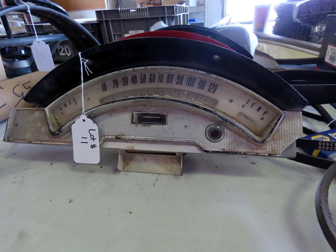 Speedometer for 1957 Ford Skyliner (18,936  Miles Showing).