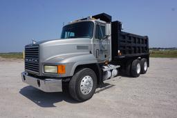 1999 Mack Model CH613 Maxi Cruise Tandem Axle Conventional Dump Truck, VIN# 1M1AA13Y1XW111554, Mac