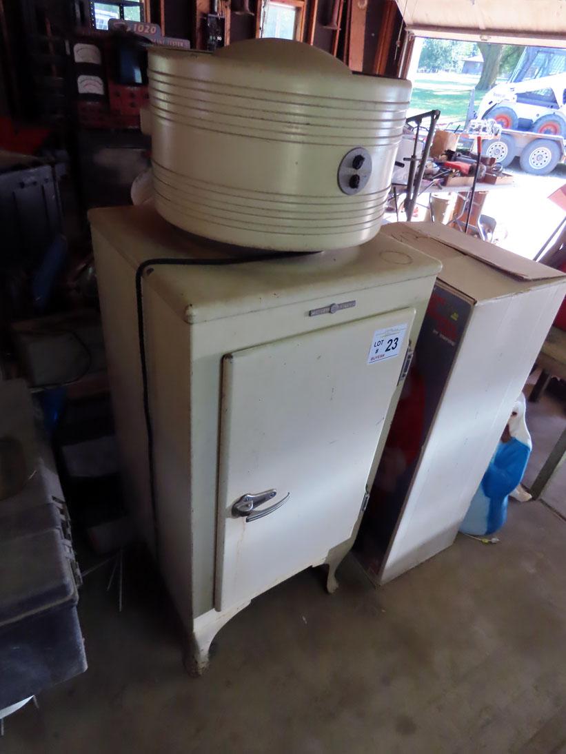 Antique GE Refrigerator.