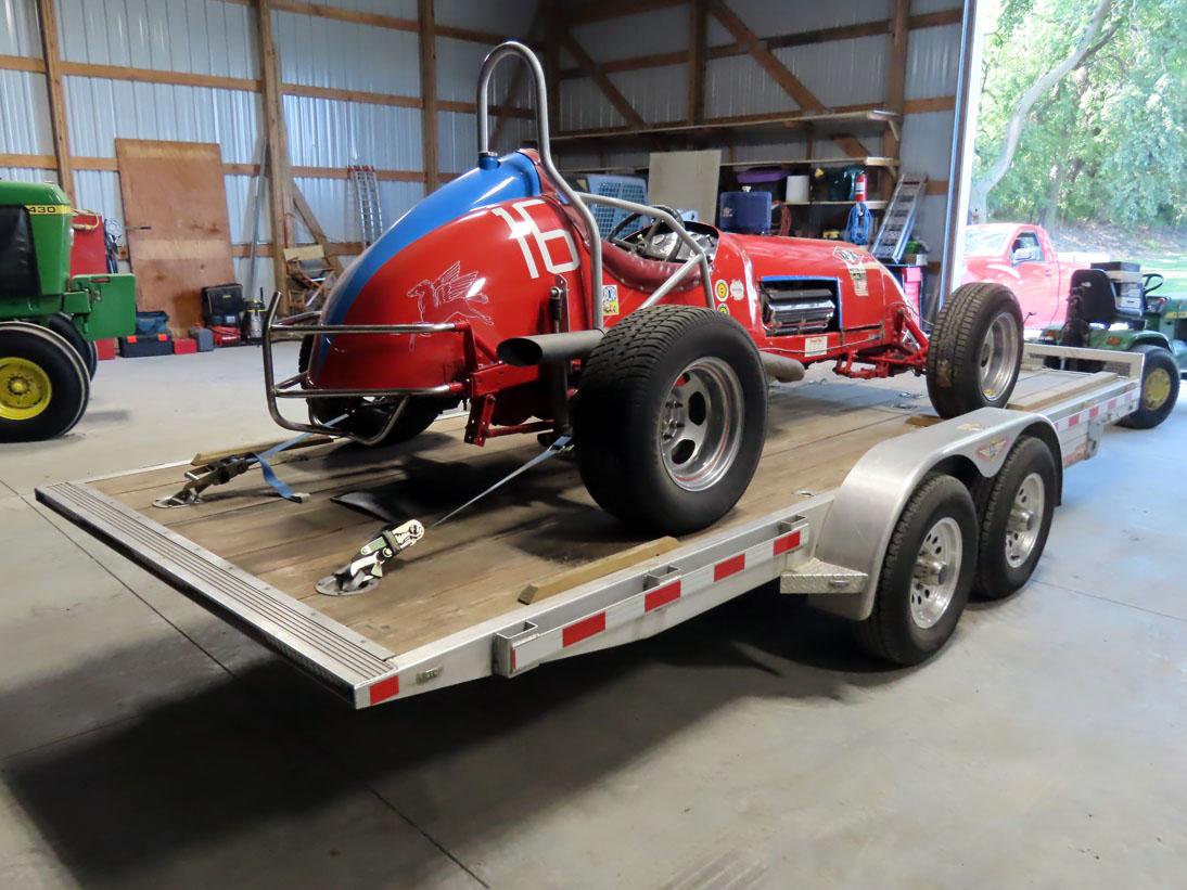 2009 H & H "Speedloader EX" Tandem Axle Aluminum Tilt Deck Trailer, VIN# 4J6A318229K108841, 9,900