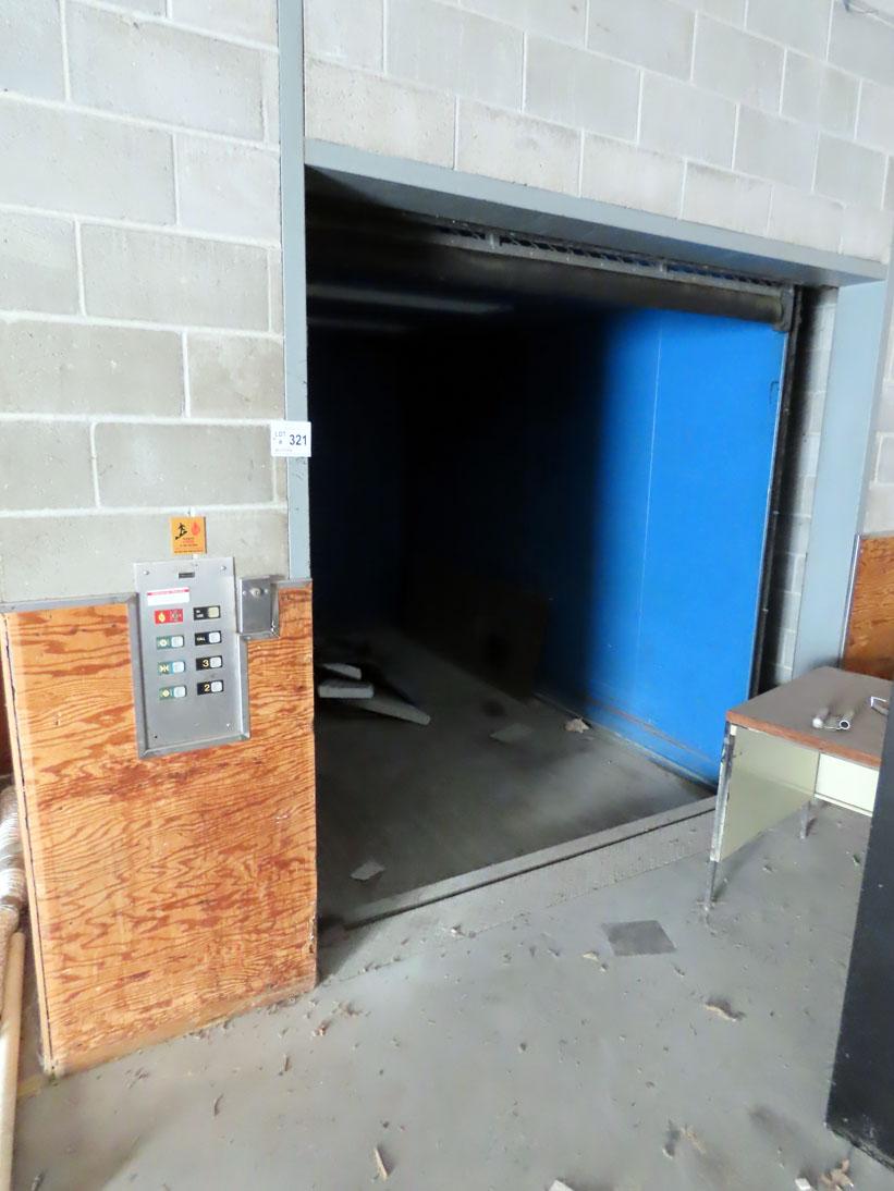 Dover Elevator Systems Inc Oildraulic Freight Elevator, 8' w x 12 1/2' Insi