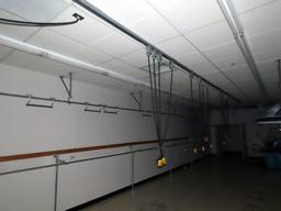 Room & Contents of Dry Cleaning Room: Overhead Rack System, Overhead Extens