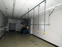 Room & Contents of Dry Cleaning Room: Overhead Rack System, Overhead Extens