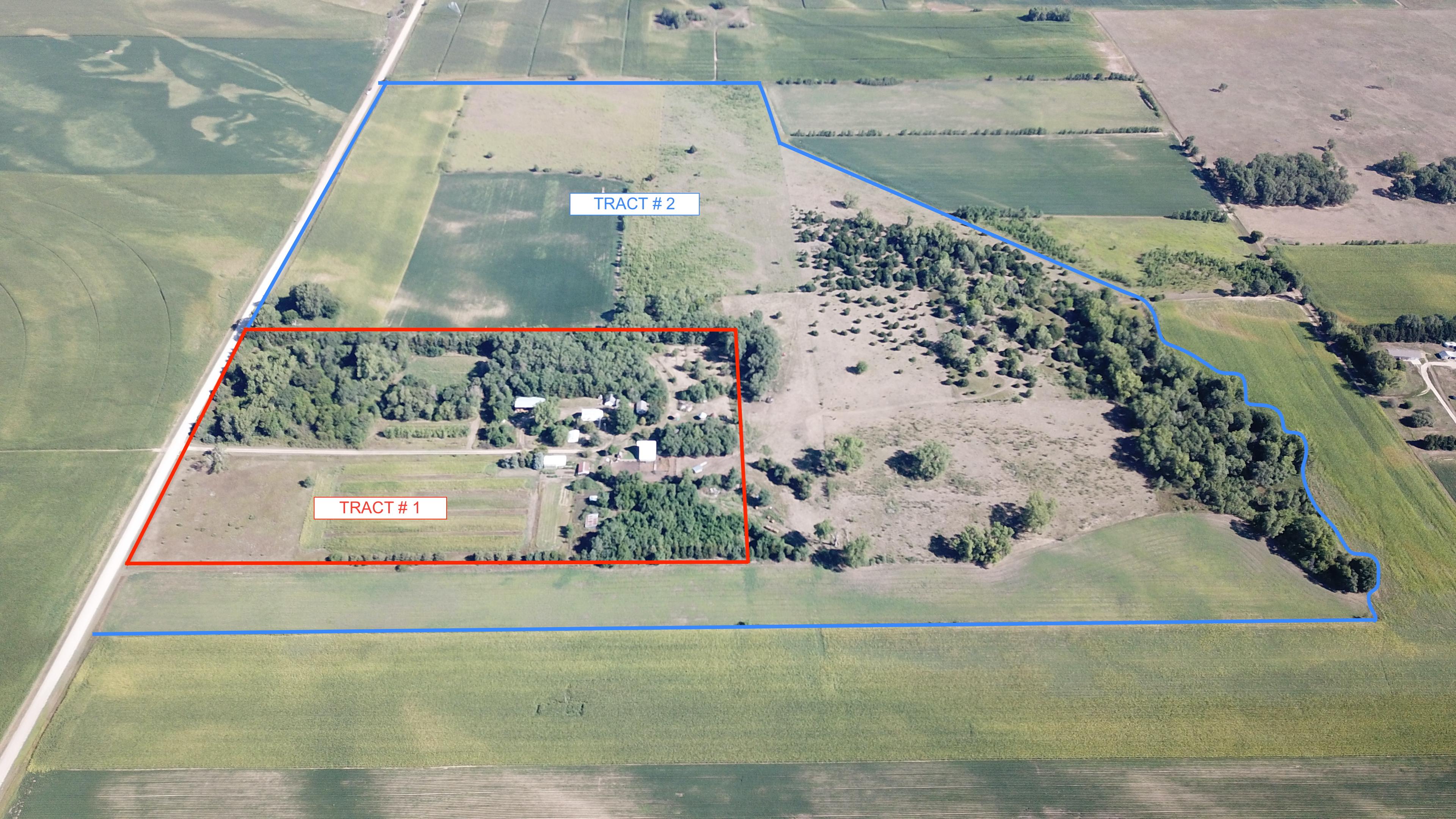 Tract #2 - This property features nearly 64 acres of Pasture, Trees and approximately 35 acres of ti