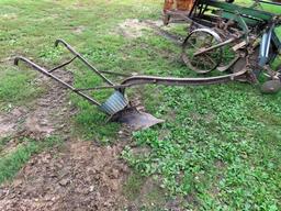 Horse Drawn Walk-Behind Potato Digger.