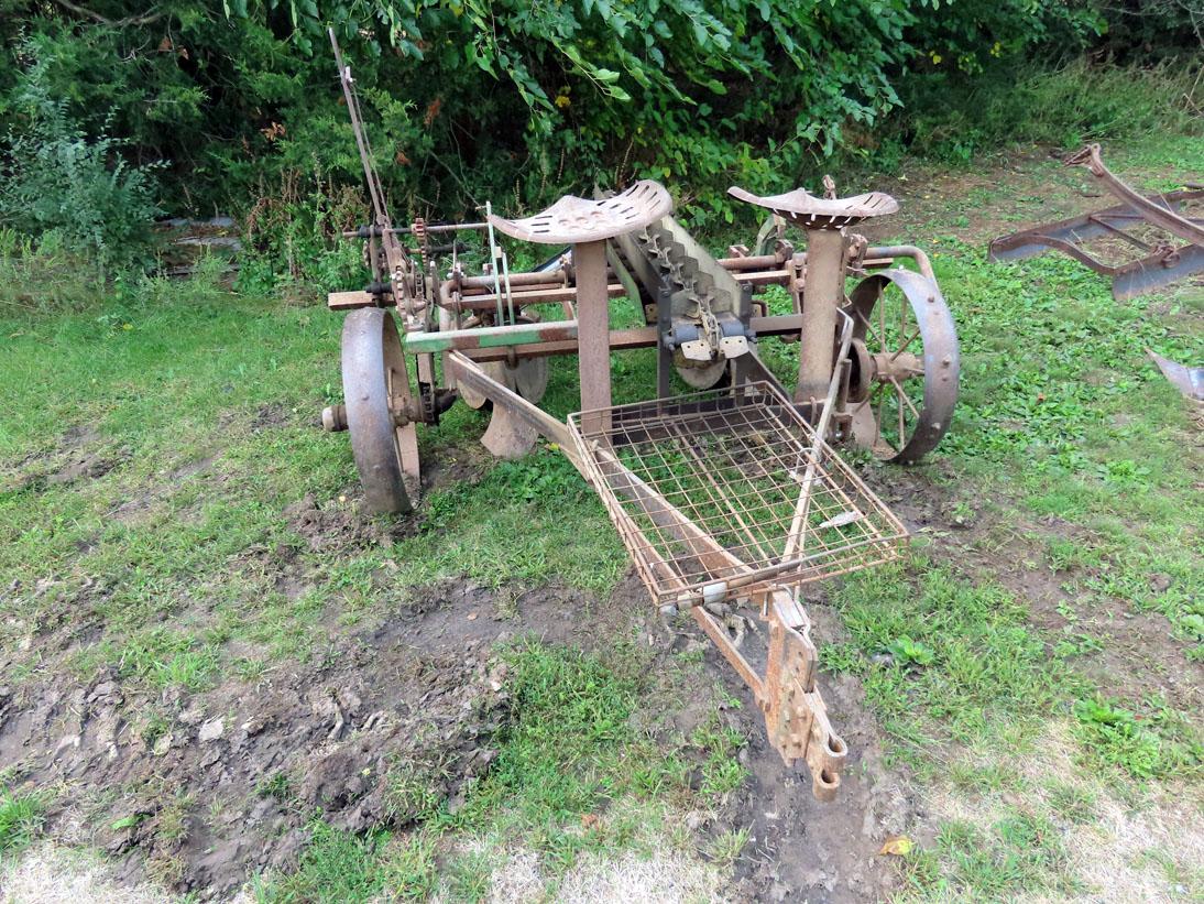 Homemade Potato Planter on Steel.