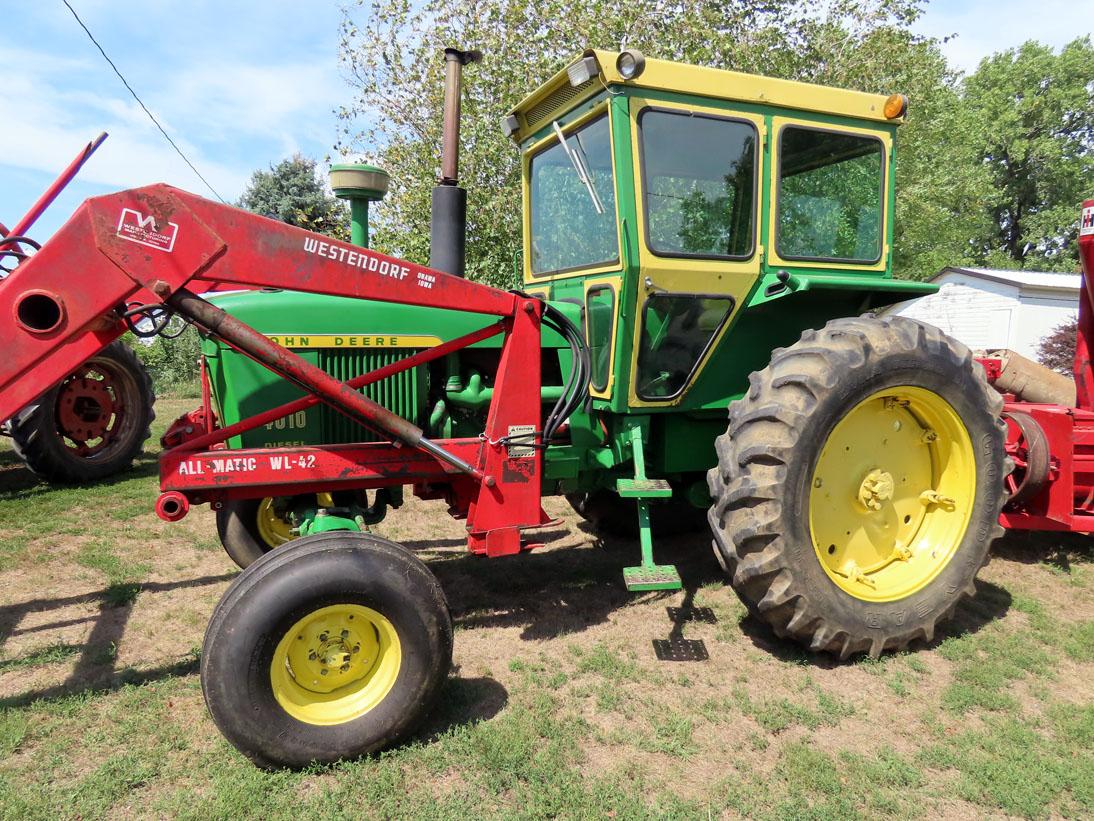 1961 John Deere Model 4010 Diesel Tractor, SN# 40102T2912, Synchro Range Transmission, John Deere Di