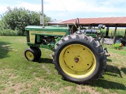 1957 John Deere Model 620 Gas Tractor, SN# 620-6222328, Narrow Front, Electric Start, John Deere 3-P