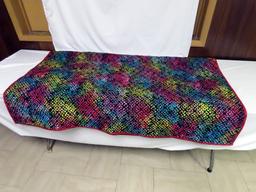 Machine Quilted Blanket by Lisa Braasch, 5'x6' Long.