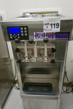 Stoeling Model F231-1812-YG2 Refrigerated Commercial Stainless Steel Frozen Yogurt Dispenser